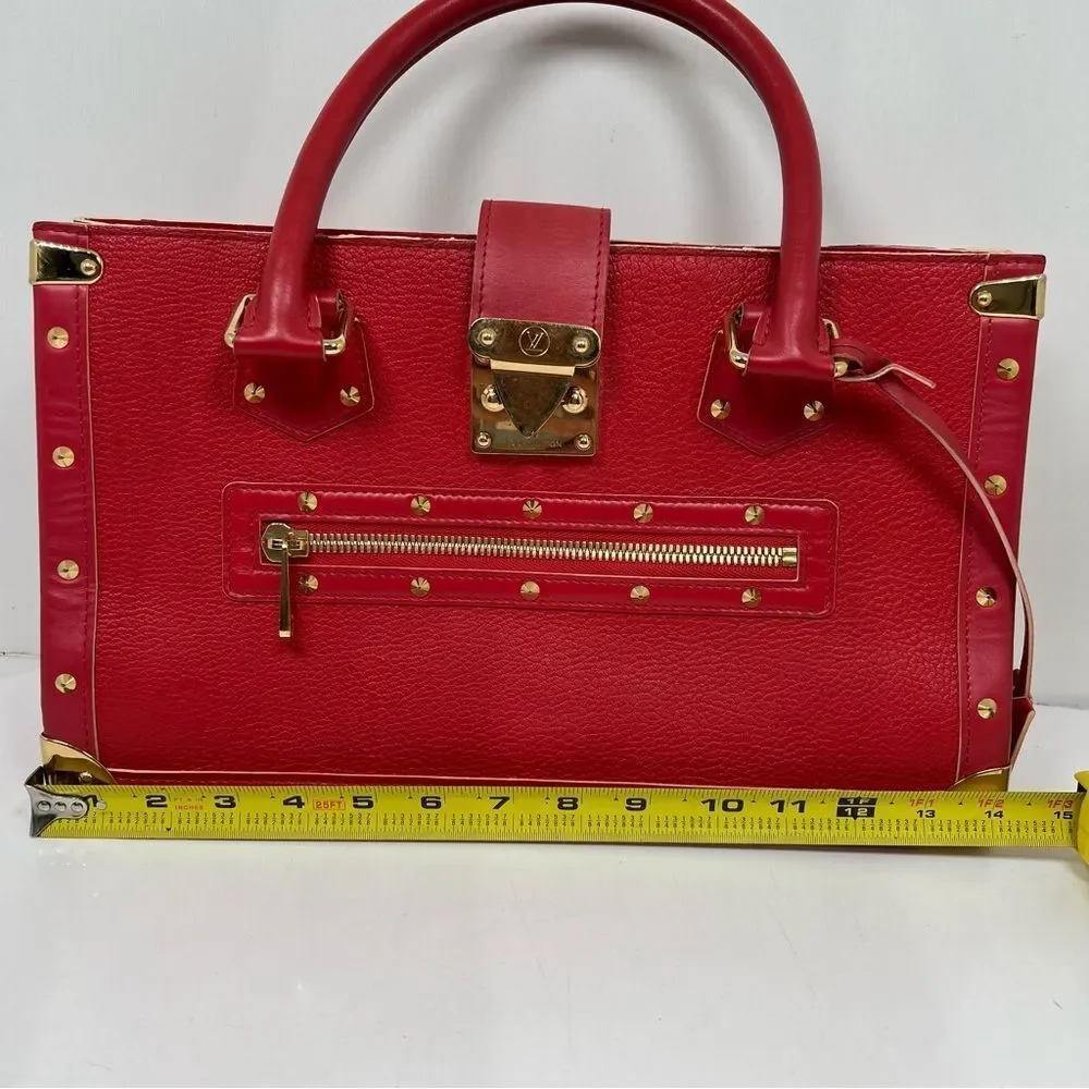 LOUIS VUITTON Le Fabuleux Shale Leather Shoulder Hand Bag Women Ladies Authentic